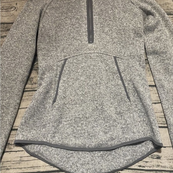 Lululemon Athletica Fleece & Thank You 1/2 Zip Hoodie - Picture 4 of 11